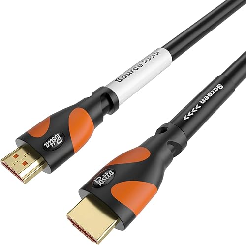 Miniatura 7 de Postta Cable HDMI de 75 pies 4K HDMI2.0 con soporte de amplificador de señal incorporado 4K (2160P), 3D, 1080P, Ethernet, retorno de audio (ARC) -
