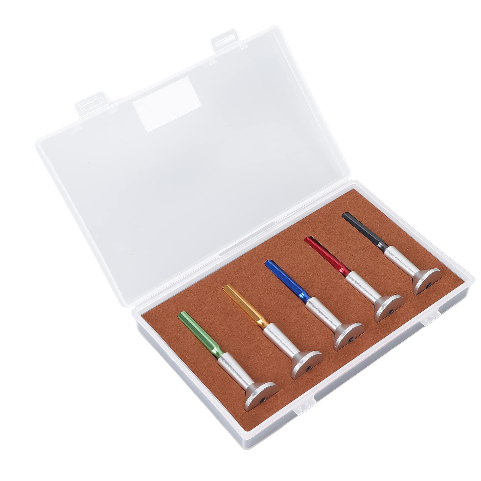 Uhren-Schmieröler, professionelles Uhrenreparatur-Ölstift-Werkzeug aus Stahl, Zubehör für Uhrmacher, 5 Stück