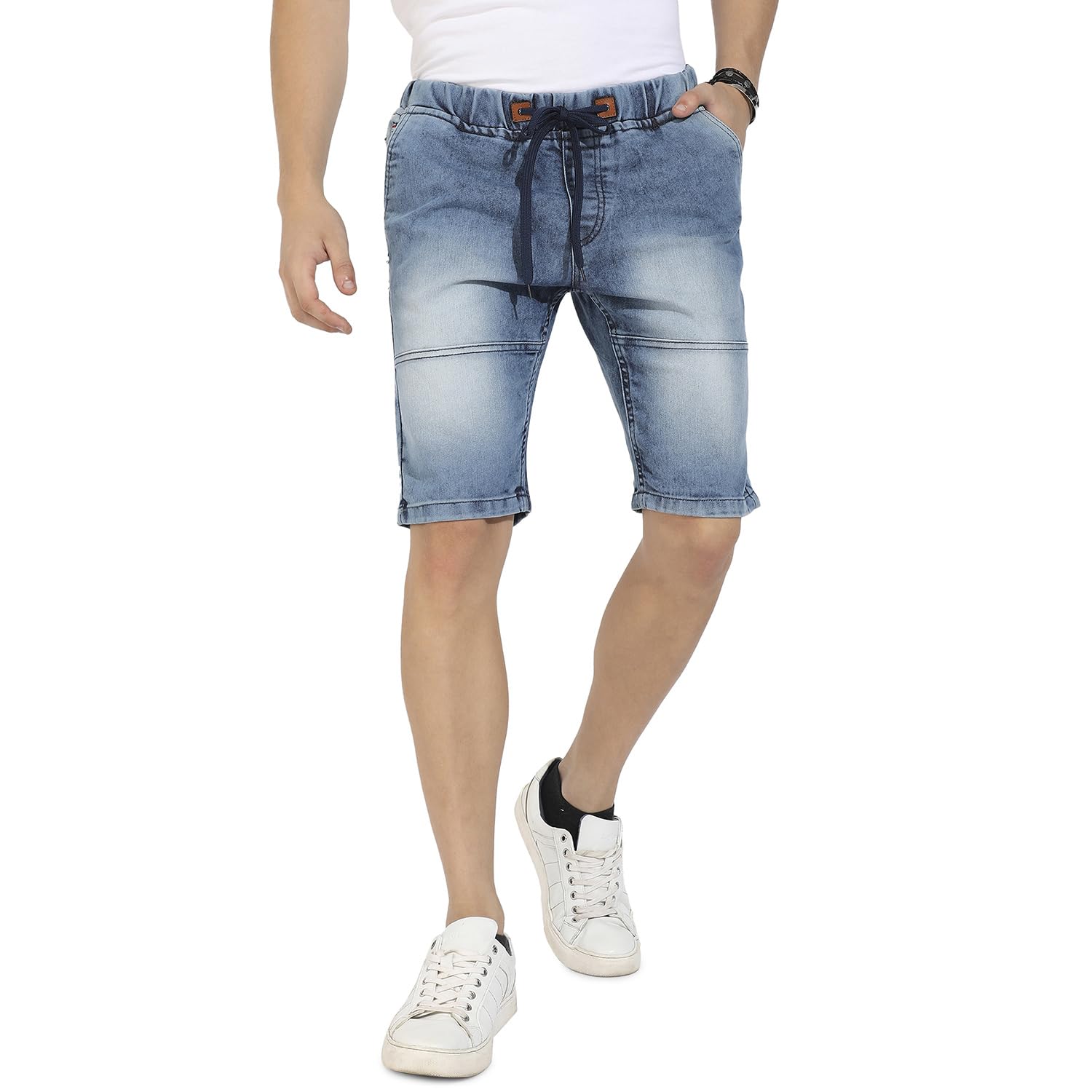 Men Denim Shorts-image-24