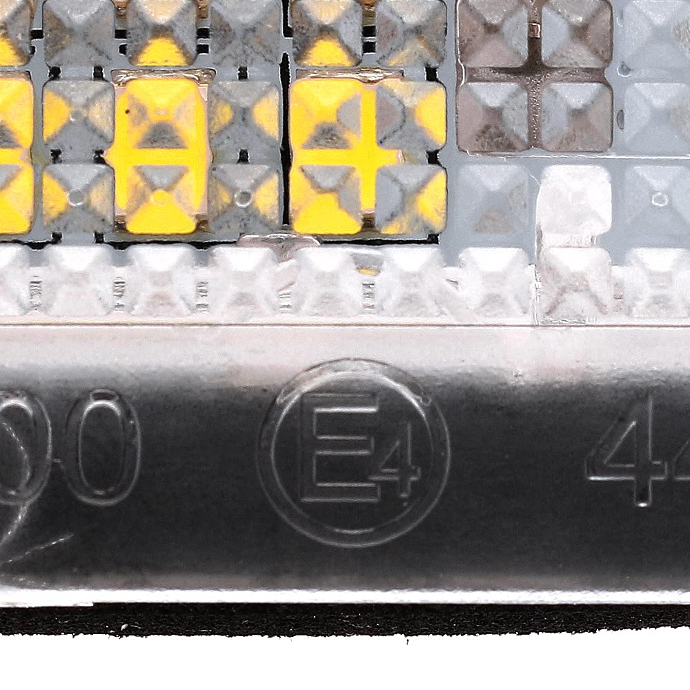 Light Delux Illuminazione Targa A LED – Canbus, 5500-6500K, Omologata E, 50.000 Ore Di Durata