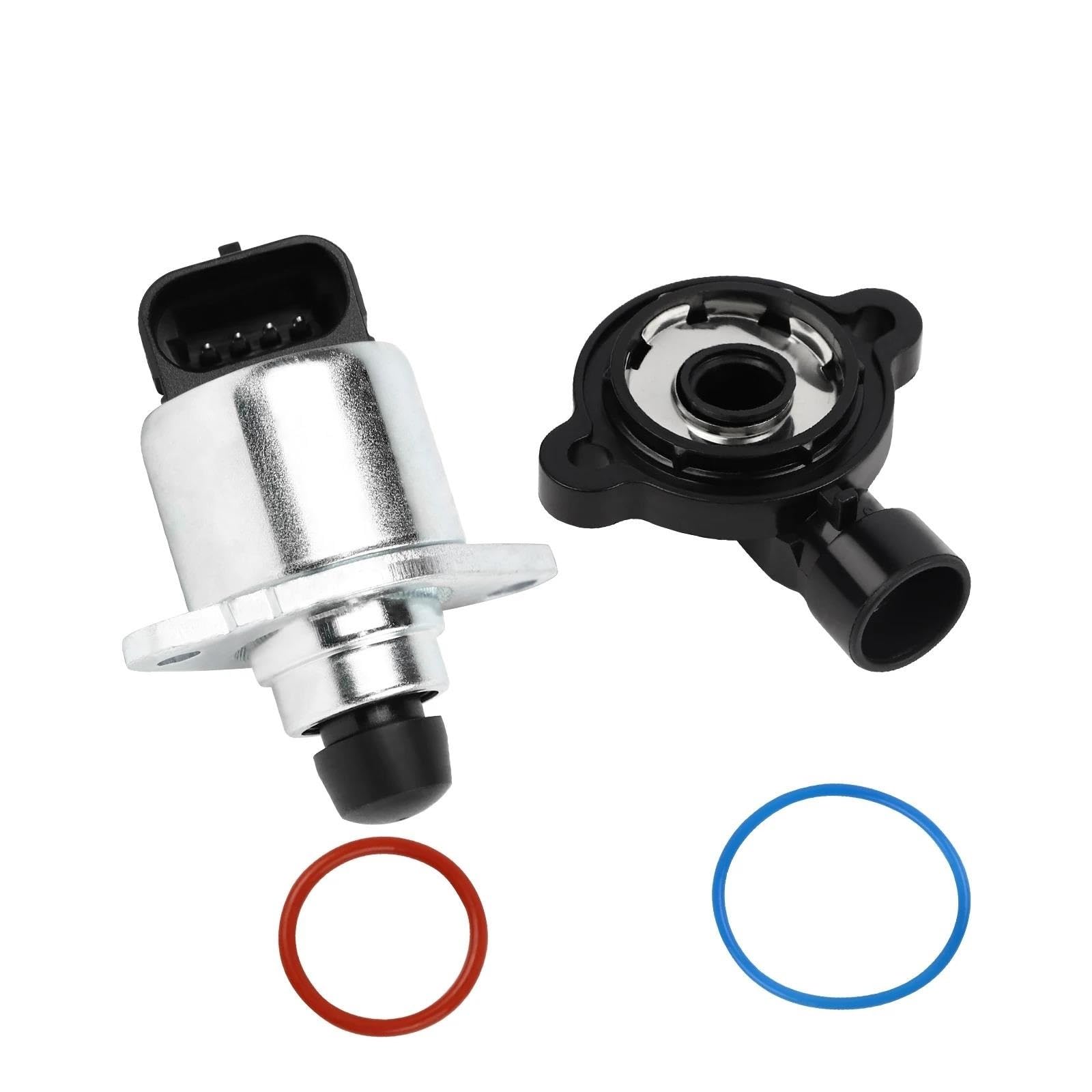 Sensor posición cuerpo acelerador Sensor De Posición Del Acelerador Y Juego De Válvula De Control De Aire Inactivo Para GMC 17113209 3843751 803149 8171132090 17076283 TPS - Sensor posición