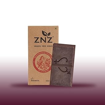 ZNZ Dark Chocolate | Best Gift for Men & Women | Everyday Gifting Option | Ideal for Birthdays, Anniversaries & Special Occasions | Vegan & Gluten-Free Delight | Pack of 1 - image, photos
