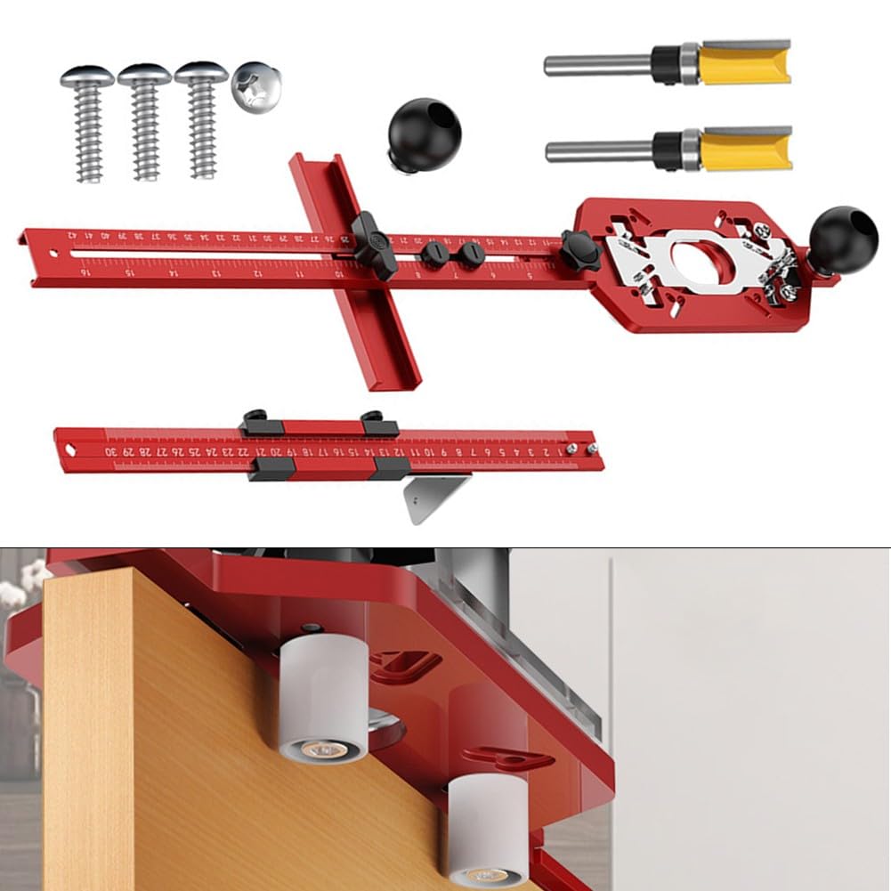 Plantilla de enrutador, base de recortadora, soporte de ranura, guía de aleación de aluminio para carpintería, accesorio de fresado para bandas de bordes, biselado, sujeción de 10-25 mm