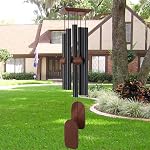 Astarin Wind Chimes Outdoor Deep Tone, Memorial Wind Chimes Outdoor, Gifts for Housewarming/Mother Day/Christmas, Outdoor Decor for Patio, Garden, Yard, Home (36 Inch Black Wind Chime)