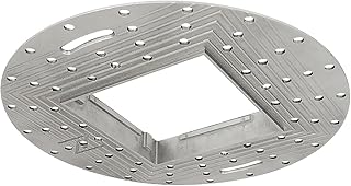 Nora Lighting NIO-TLMR-4PS 4 in. Lolite Plus Square Trimless Mud Ring White