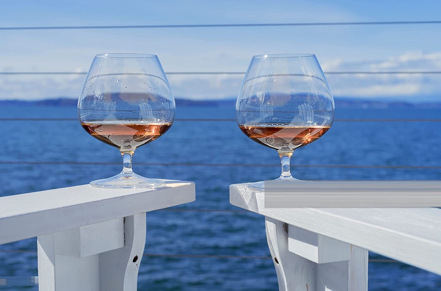 ROSEFINCH Crystal Cut Wine Glasses - 250 ml Set of 6 Transparent Long Glass | Brandy Glasses | Wine Glass | Tumbler Brandy Glass White Wine Glass Crystal Clear Red Wine Glasses 4