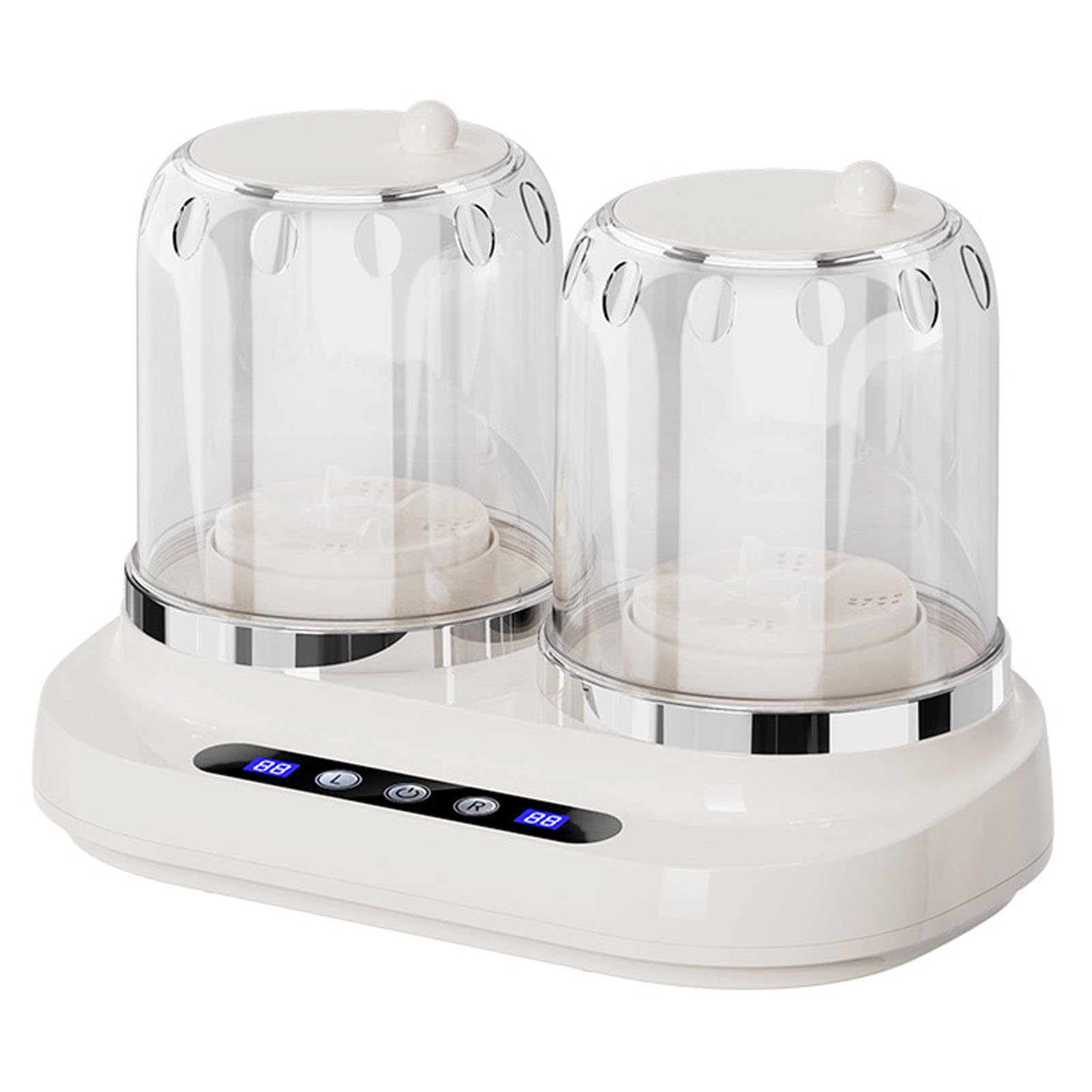 Mini Lavadora Portátil USB Recargable Doble Tina Lavadora de 2L con 3 Modos de Lavado Limpieza ABS PC para Ropa Interior Calcetines Ropa de Bebé Dormitorio de Viaje RV