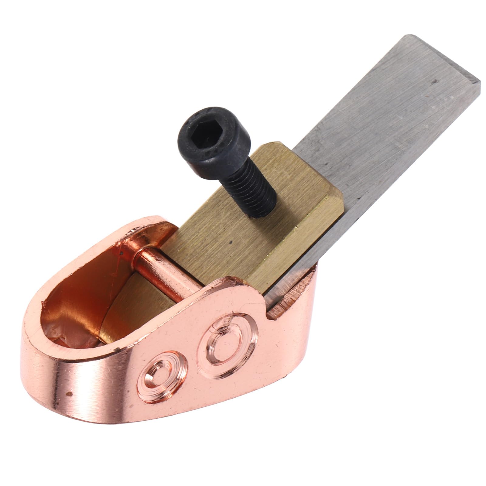 Mini rabot à main fait main en laiton pour l'amour de la belle lutherie
