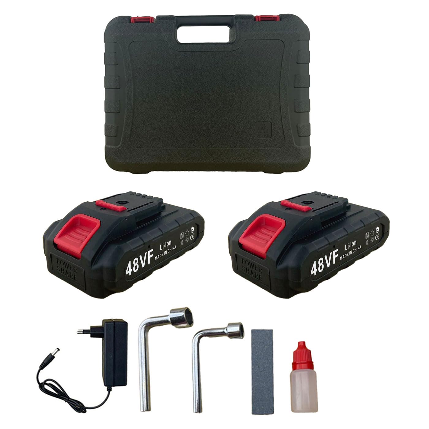 Forbici Potatura a Batteria Taglio 25mm con 2 Batterie da 48V, Cesoie Professionali portatile Elettriche con 2 Batterie Li-ion, e Comoda Valigetta ASSISTENZA IMMEDIATA