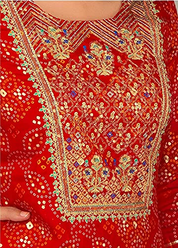 Image of Women Rayon Straight Golden Foil Printed Kurta with Palazzo || Kurti with Palazzo Set for Casual Party & Festival Wear in Round Neck with 3 /4 Sleeve for Girls