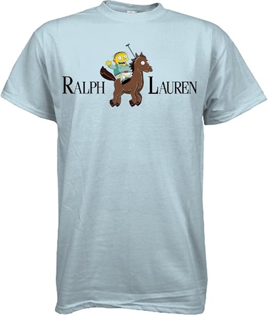 Ralph Lauren Simpsons Funny T Shirt by 