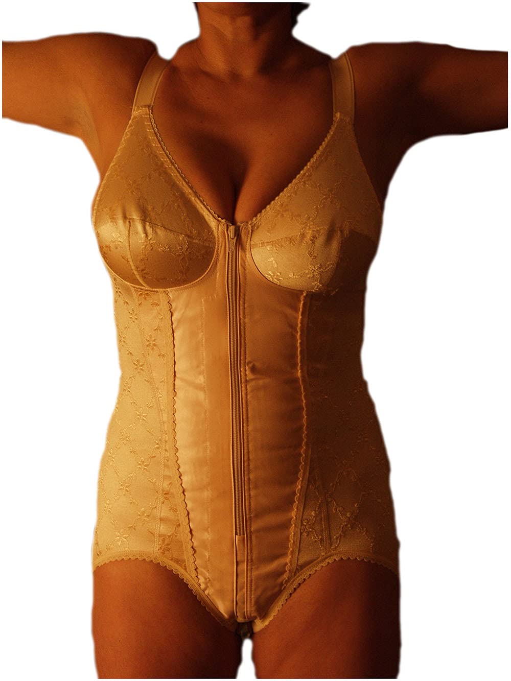 Body Contenitivo Snellente con Corsetto Stringente Guaina Contenitiva Coppa D Made in Italy