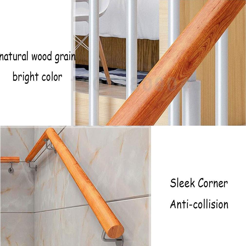 Dpofirs Corrimano Per Barca In Teak, Maniglia Per Barca In Legno Ad Anello Singolo 12 Pollici Resistente Agli Agenti Atmosferici, Con Bulloni M6x40