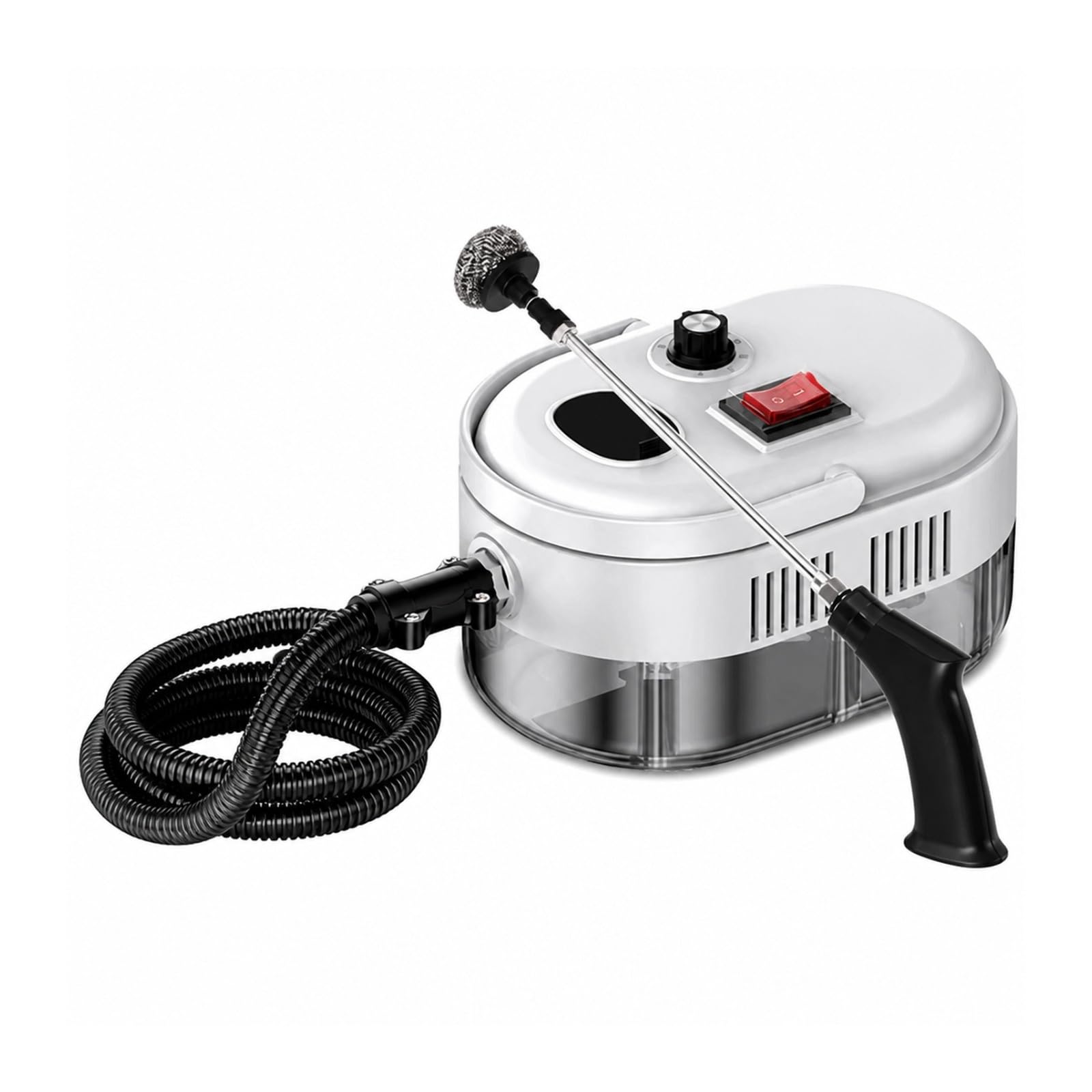 NGTFDCP Handheld Steam Cleaner, Steam cleaner high pressure and temperature kitchen household appliances air conditioning cleaning for Home, Car, Floor(White)