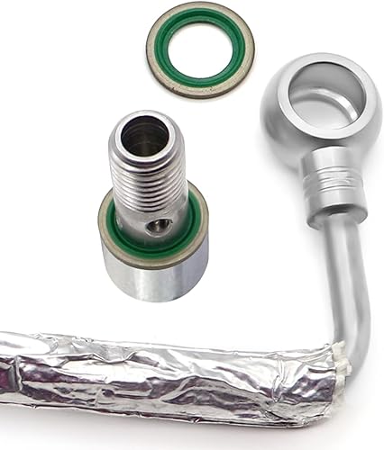 Miniatura 3 de Tubo de alimentación de aceite turbo compatible con Buick Chevrolet Cruze Sonic Encore 1.4L 2011 2012 2013 2014 2015 2016 2017 2018 Reemplazar