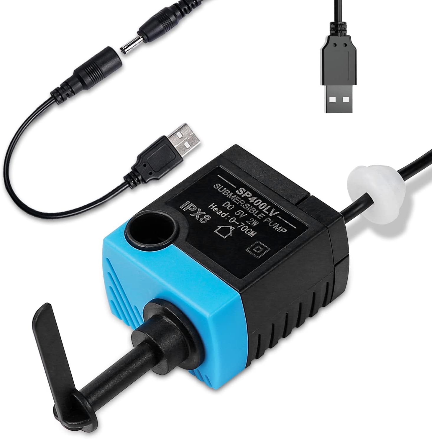 Bomba de Fuente para Mascotas SP-400LV USB Recargable
