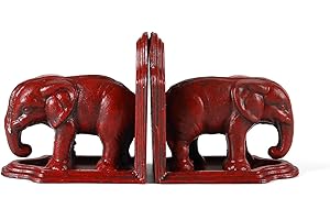 Elephant Book Ends: Unwavering Support for Your Literary Sanctuary
