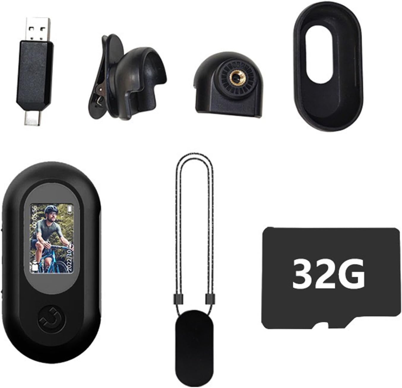 1080P Wearable Thumb Camera Action 1080P Small Camcorder Video Recorder for Travel Lightweight Travel