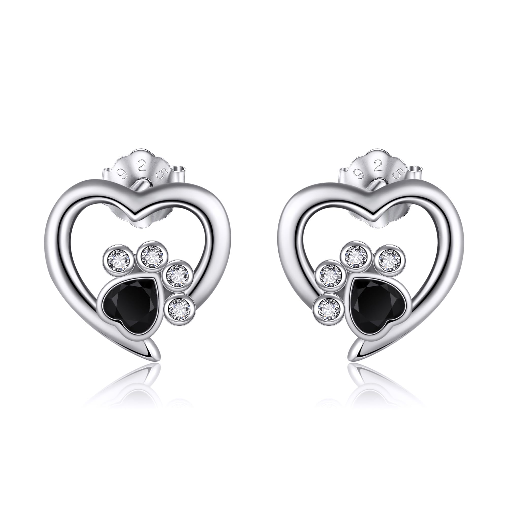 ONEFINITY Orecchini A Forma Di Cucciolo In Argento 925 – Orecchini Per Cani Con Bambina E Cagnolino – Gioielli Ipoallergenici Per Donne E Ragazze, Regalo In Confezione Elegante - 4