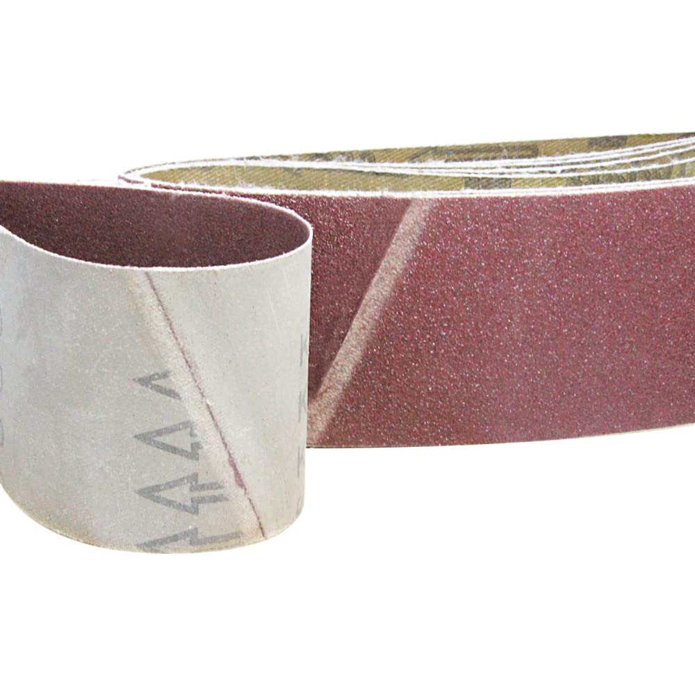 Pas szlifierski 20 sztuk 75x533mm taśma szlifierska różne opakowania 3x21 Cal szlifierka taśmowa z tlenku glinu grys 60 80 120 240 narzędzia do obróbki drewna