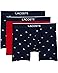 Lacoste 3-Pack Cotton Boxer Briefs - Main View