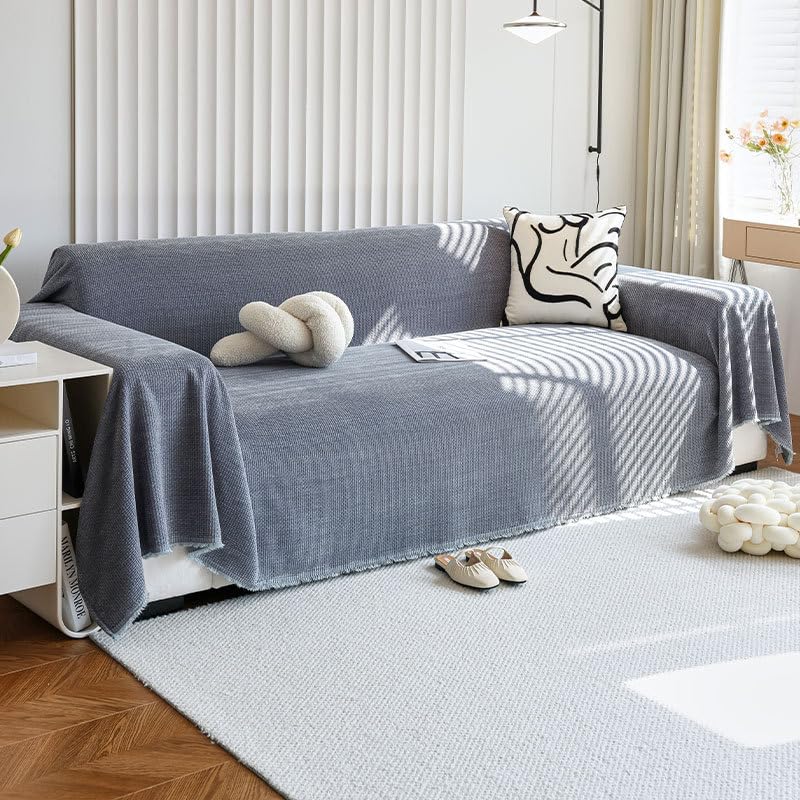 Couvre-canapé pour enfants en chenille respirante pour moments en famille