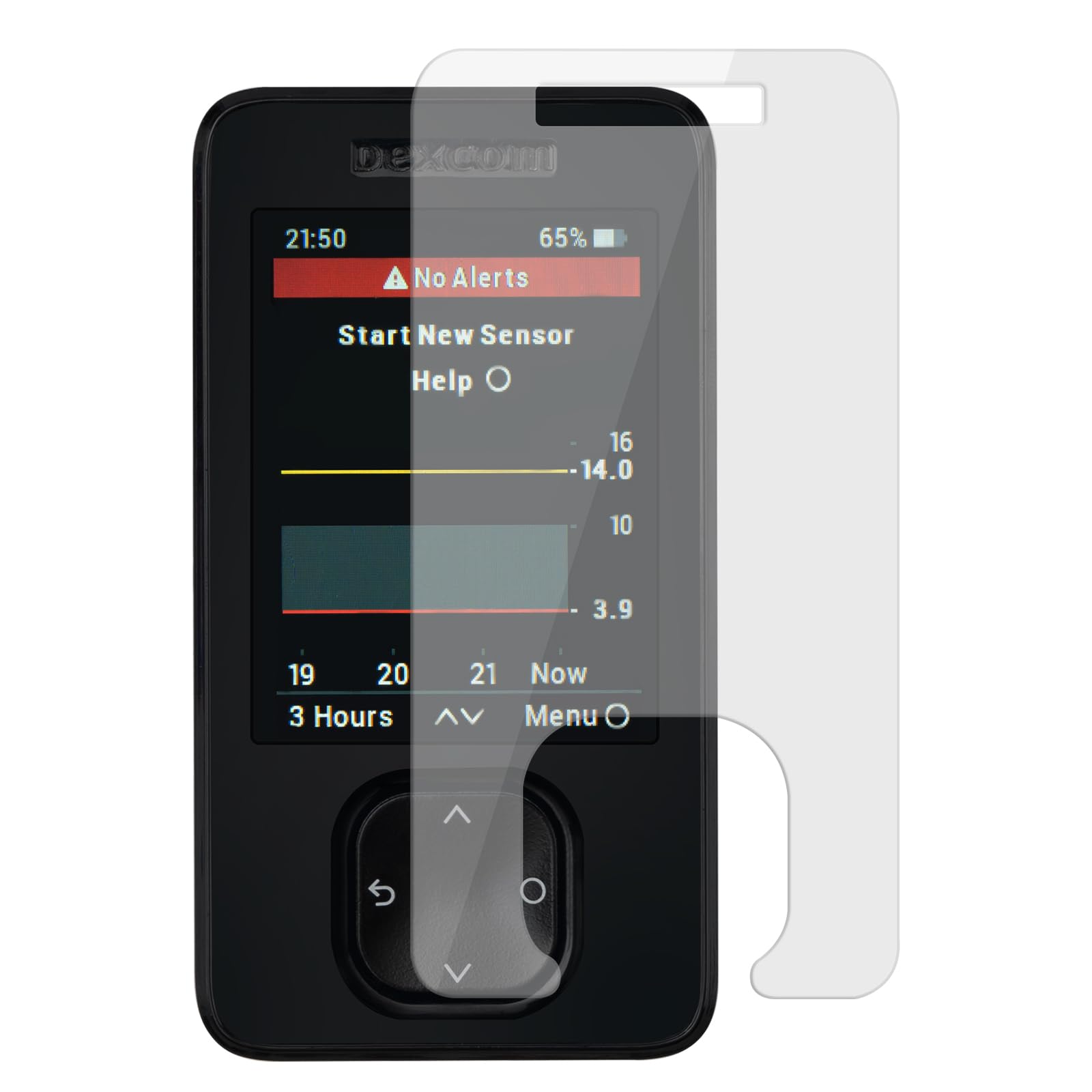 Dexcom G7 Receiver Screen Protector 6H Tough TPU Won't Crack or Chip Anti-Scratch (2 PACK)