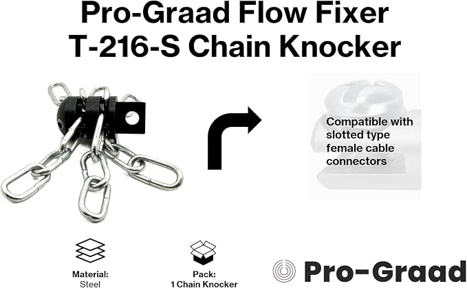 Flow Fixer Chain Knocker 2" para cables 3/8", 1/2" y 9/16" miniatura 4