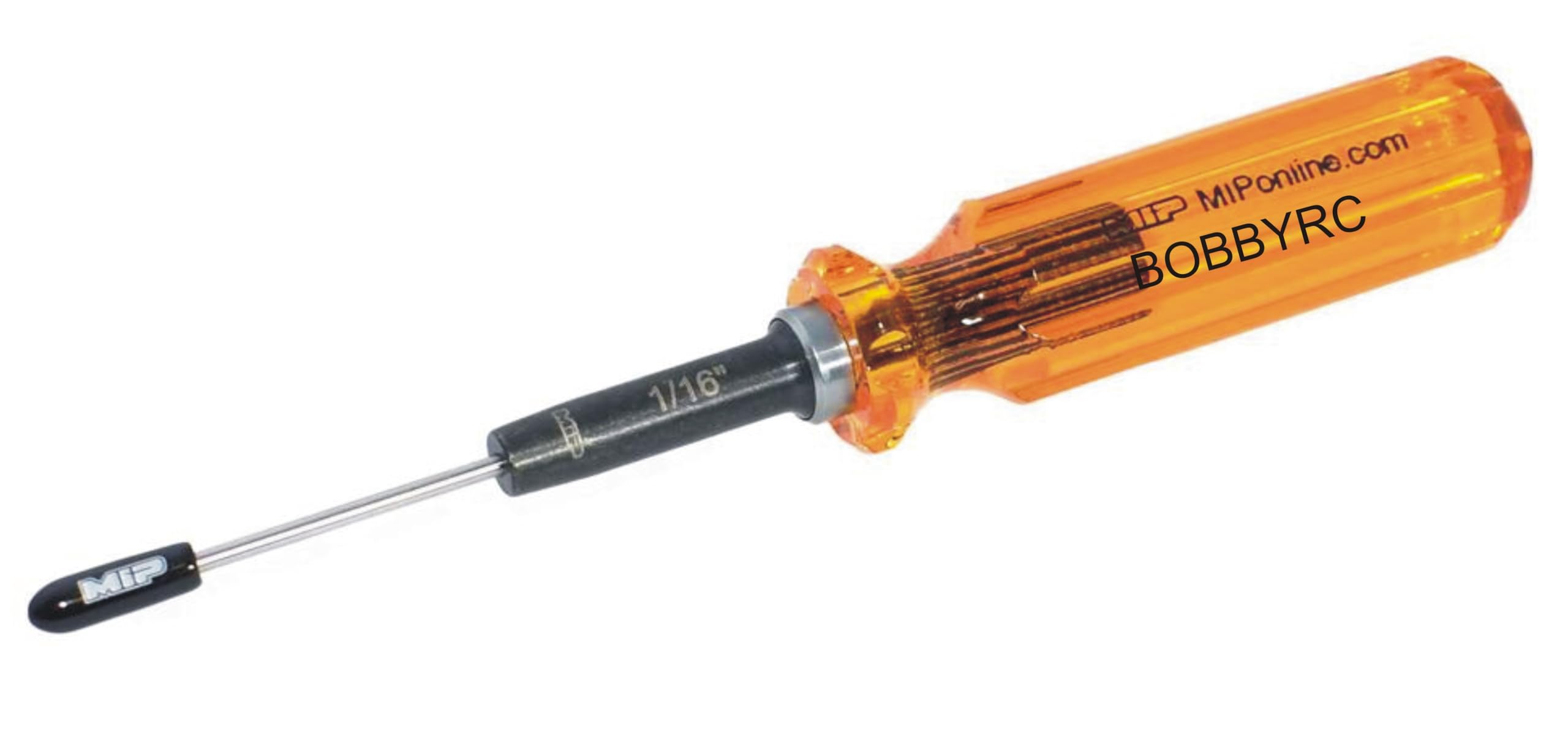 MIP 9201 Standard Hex Screwdriver RC Tools Kit 1/16" – Precision Hexagon Screwdriver for RC Cars, Quadcopter, Helicopter, and FPV Racing Drone Models