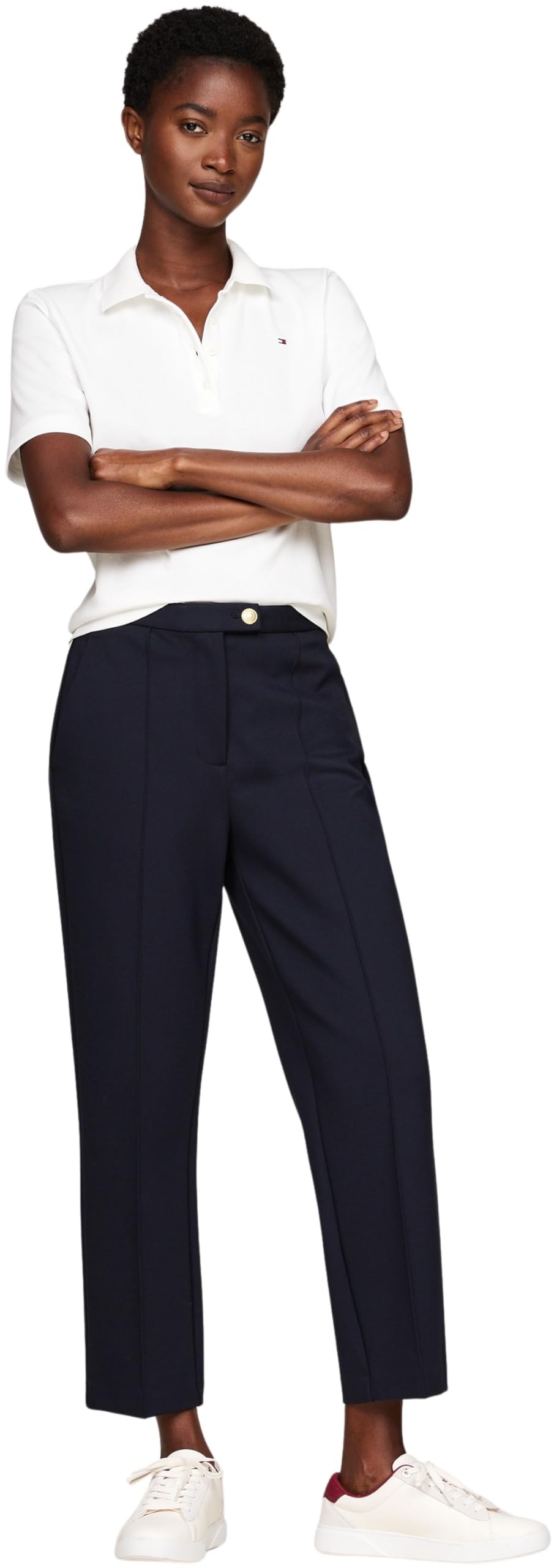 Tommy Hilfiger Damen Poloshirt Kurzarm Regular Fit – Bild 6
