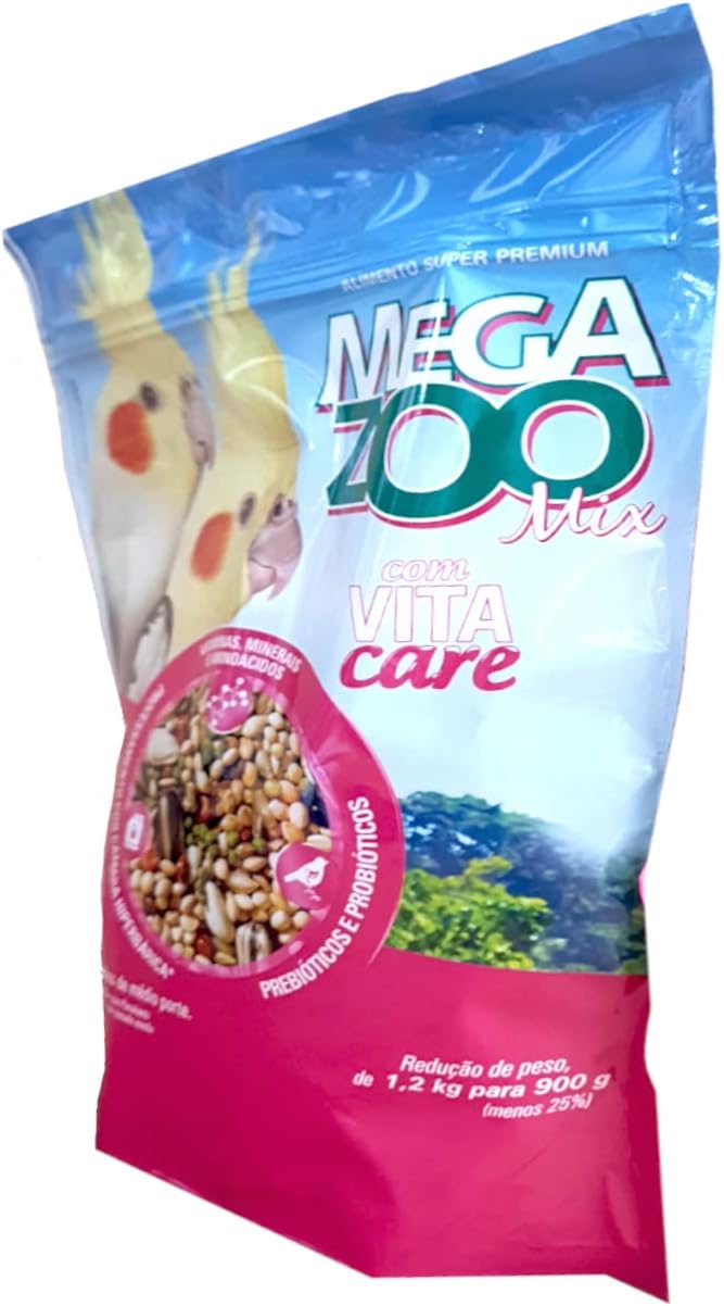 Ração Megazoo Mix Calopsitas 900g