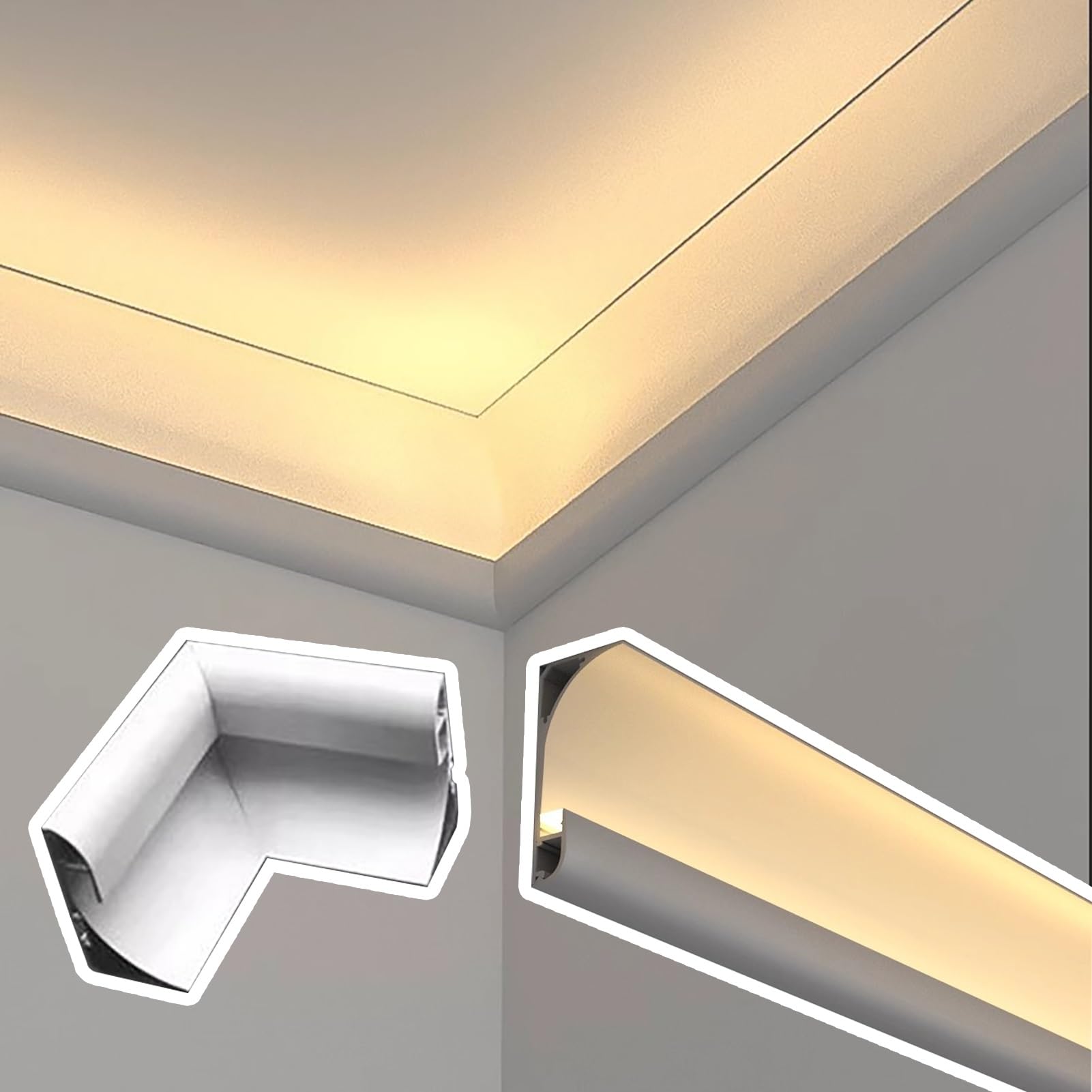 Decorative Ceiling Light Diffuser Modern 25w LED Flush Square Ceiling