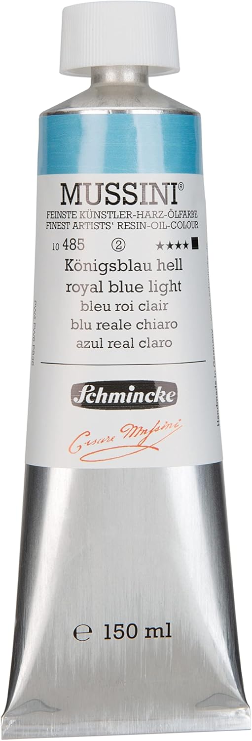 Schmincke MUSSINI® - finest artist's resin oil colors, royal blue light - 150 ml
