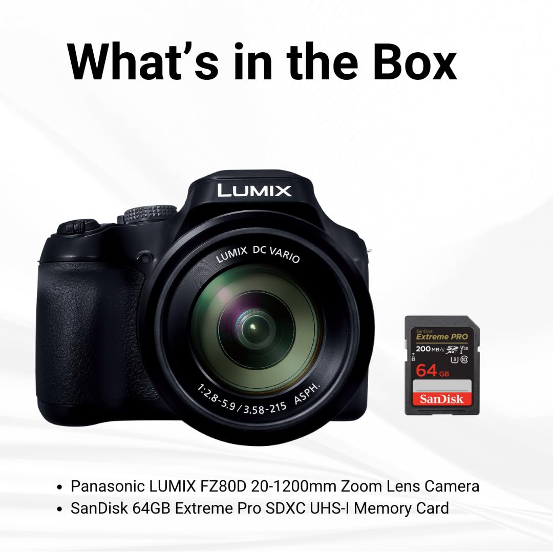 Panasonic Lumix FZ80D 海外版 Amazon.com : Panasonic LUMIX FZ80D 18.1MP Point & Shoot