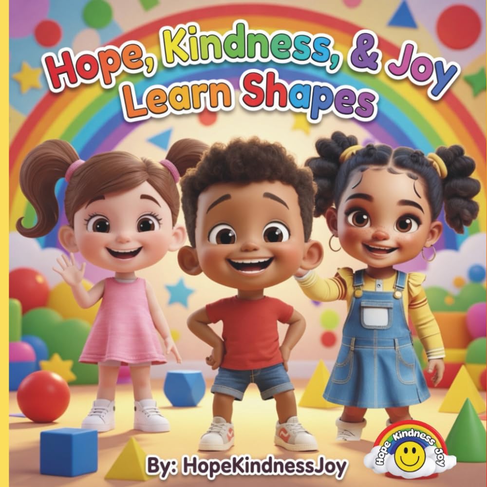 Hope, Kindness, & Joy Learn Shapes: A Toddler Shape Adventure Book for Ages 2–5