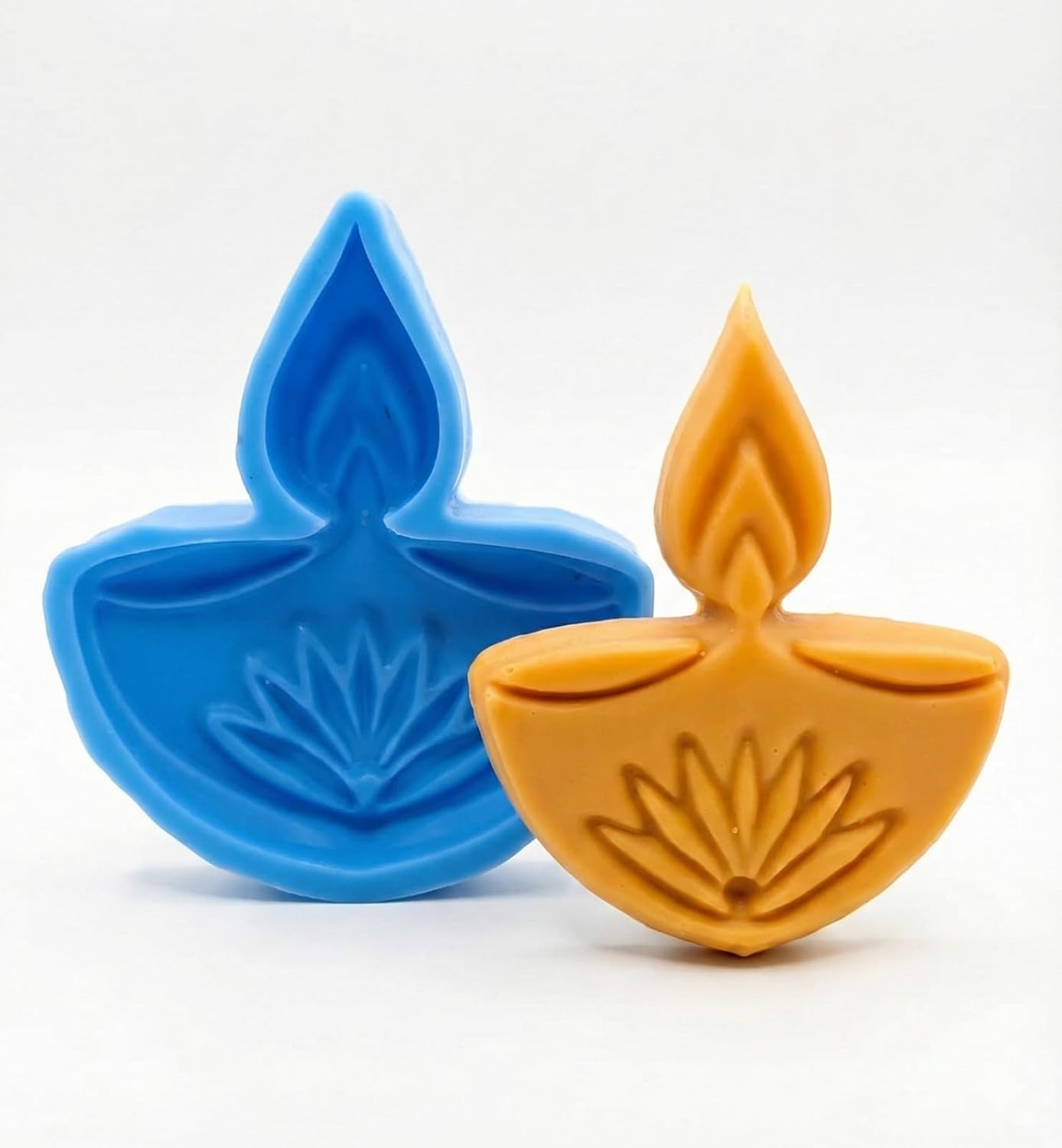 AYA CRAFTIAL CURVE Traditional Festive Diya Silicone Mold for Diwali Navratri Pooja Decoration Lighting Craft Making and Celebration Designing-image-3