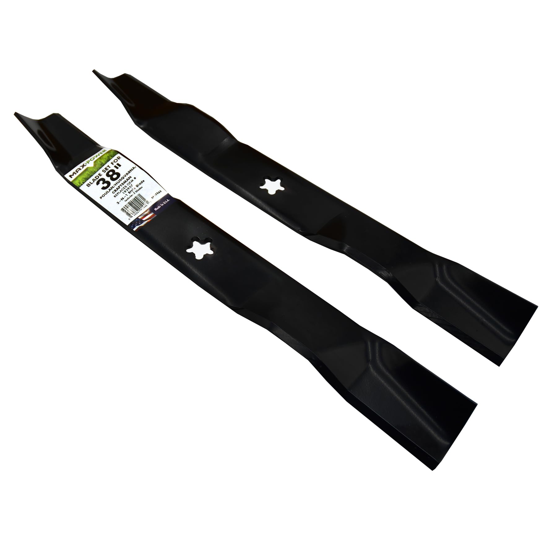 Apple - YDMOBA MaxPower 46 in. Lawn Mower Blades for Craftsman, Husqvarna