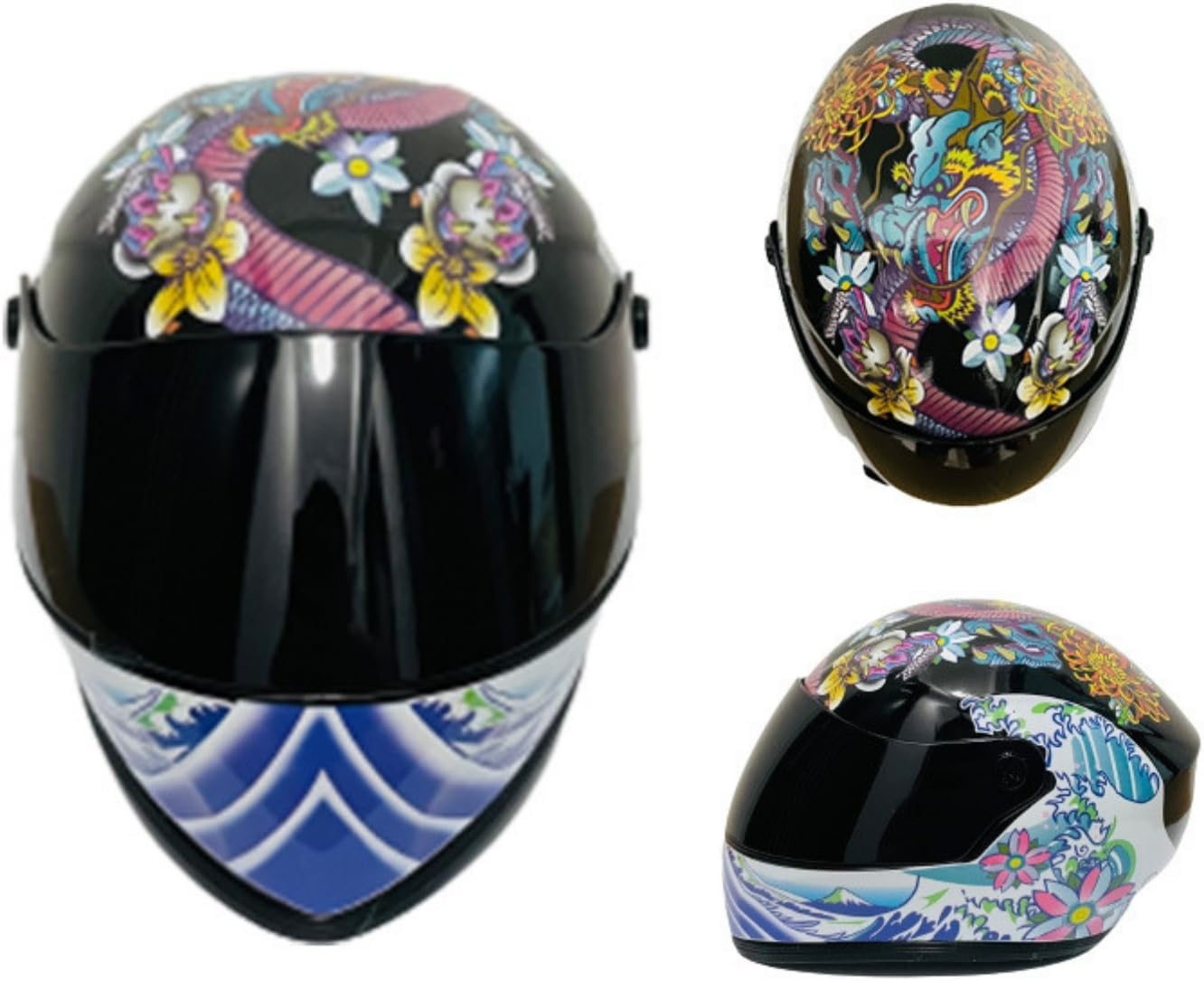 Cat Motorcycle Helmet Full Face Outdoor Riding Helmet Hat for Cat Dog Doggie Puppy Kitten Pet Supplies Racing Car Fan Collectible Small Gift (Purple)