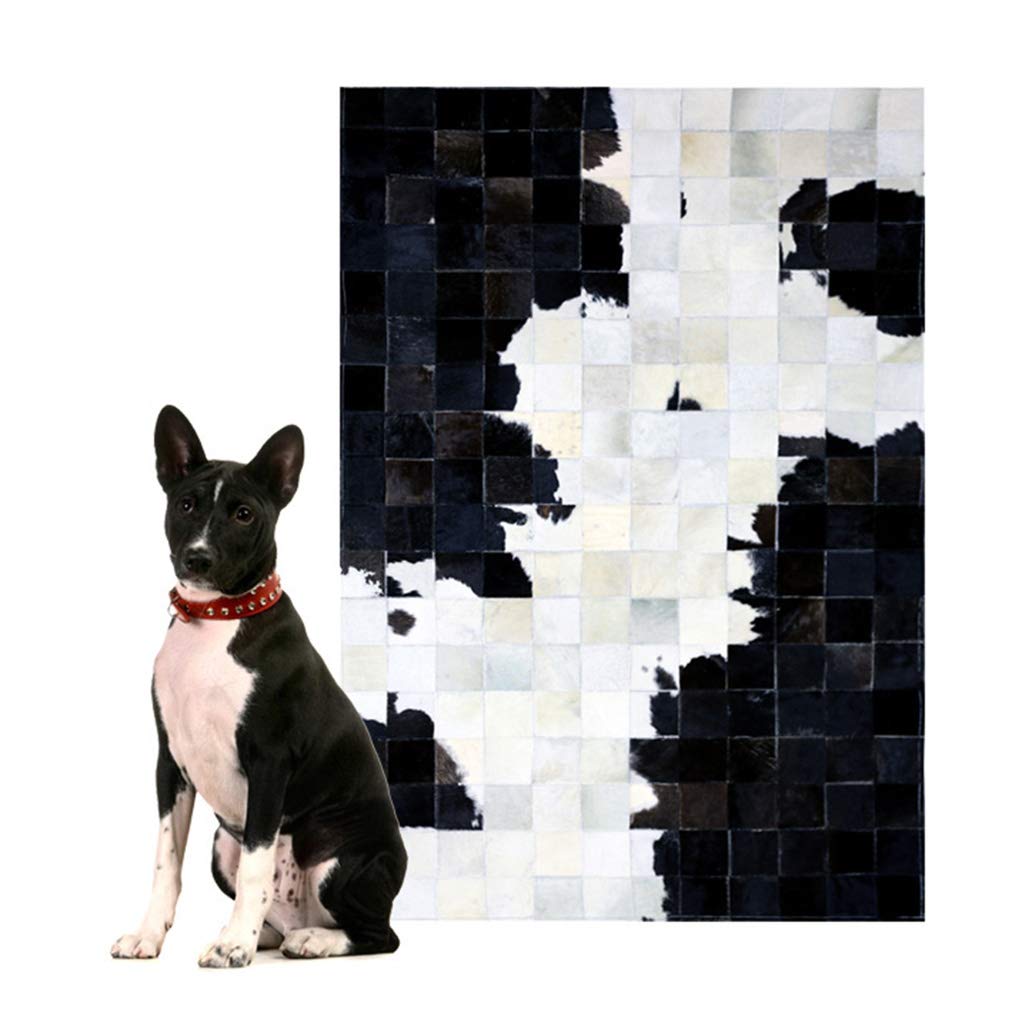 European and American Artificial Leather Rectangular Carpet Luxury Luxury High-End Quality Modern Home Decoration Villa Living Room Sofa Cushion (160cmx240cm)