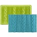 Marvelous Molds Rib | Cable Knit Simpress Silicone Mold | Cake Decorating | Fondant Gum Paste Icing
