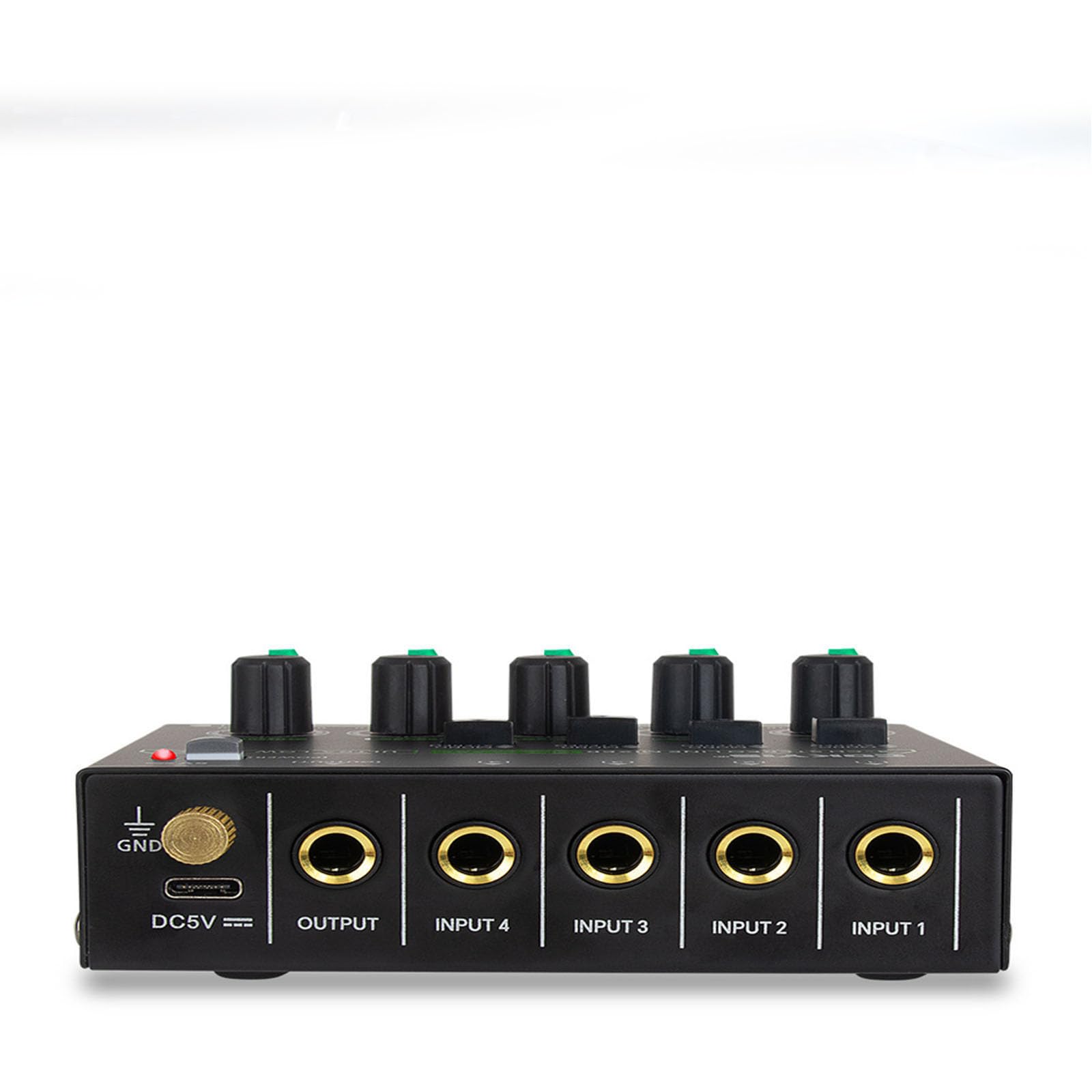 Filtre anti-larsen à 4 entrées avec interface USB-C pour une sonorisation de scène claire