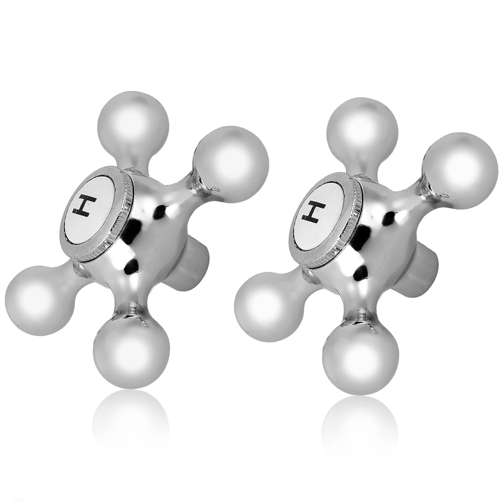 GsycleCross-Arm Faucet Handles, Conversion Kit for Shower & Bathroom