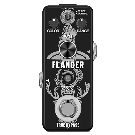 VSN Guitar Flanger Pedal for Analog Flanger Effect Pedals Classic