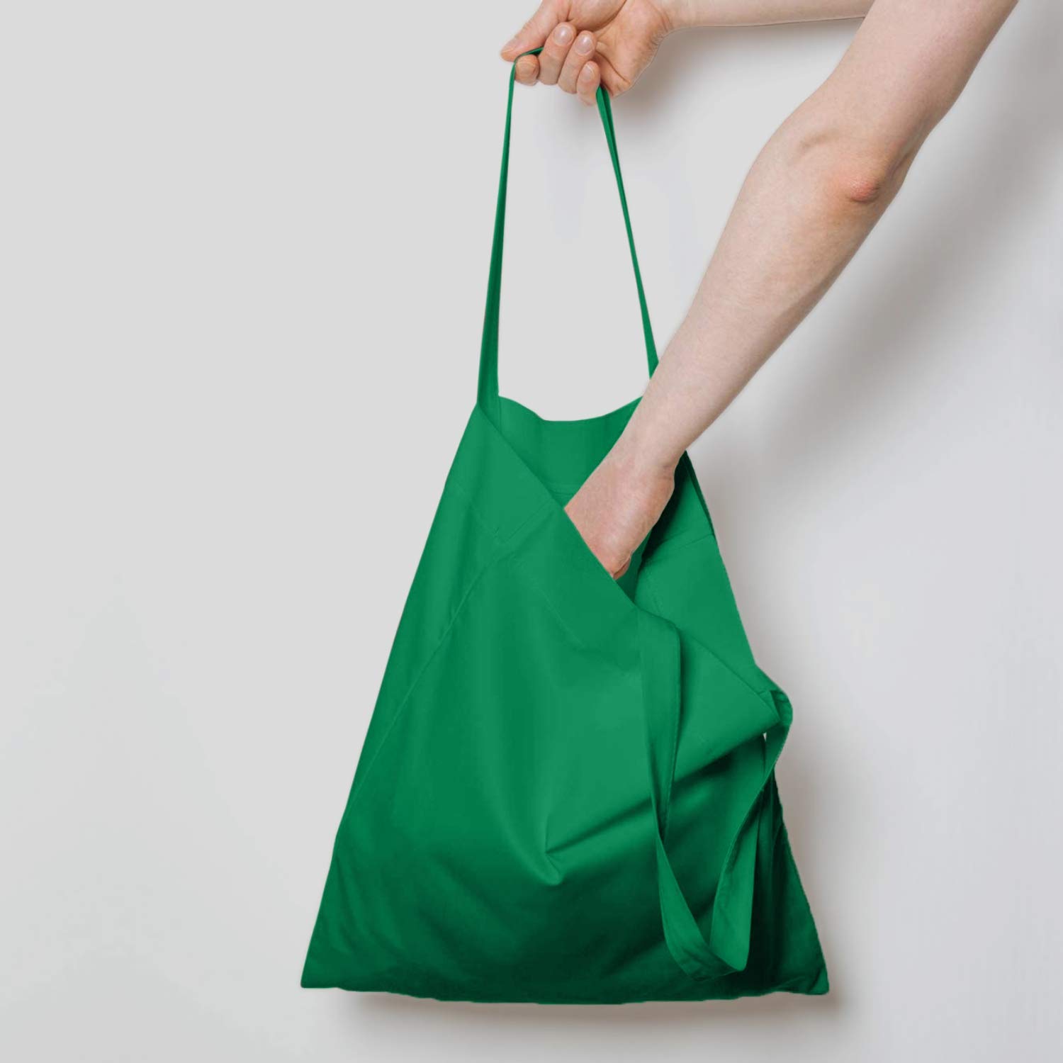 NPBAG Paquete de 100 bolsas de algodón natural de 15 x 16 pulgadas, bolsas de tela a granel en blanco con 1 hoja de teflón PTFE
