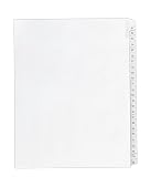Avery Legal Exhibit Dividers, Side Tab, 51-75 Numbered, 1 Set – view 1