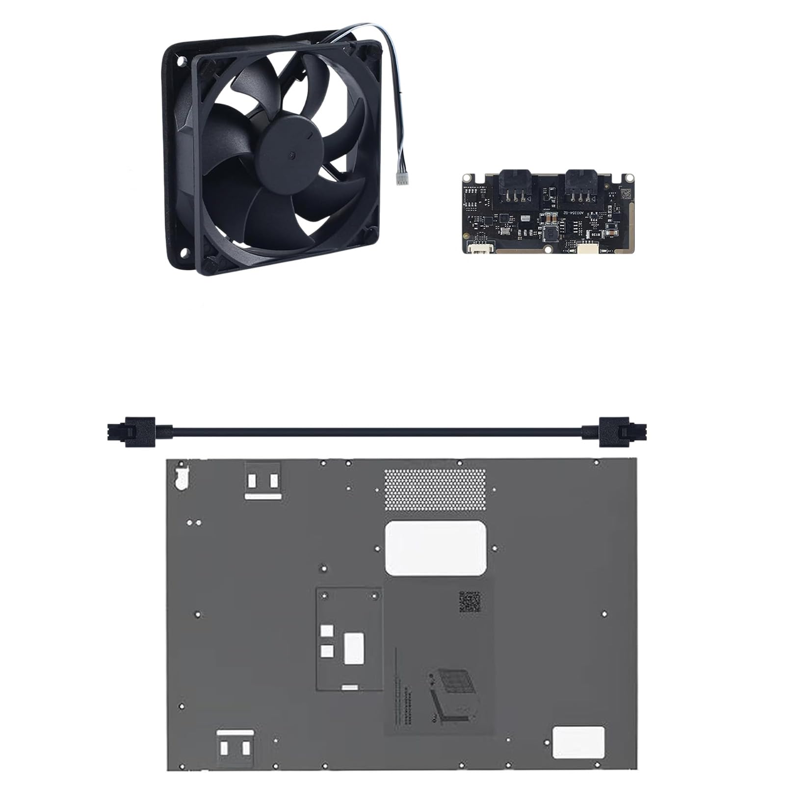 Ventilador de escape para impresoras 3D P2S, placa trasera dedicada | Eliminación de humos y purificación automática, y purificación de aire posterior al procesamiento