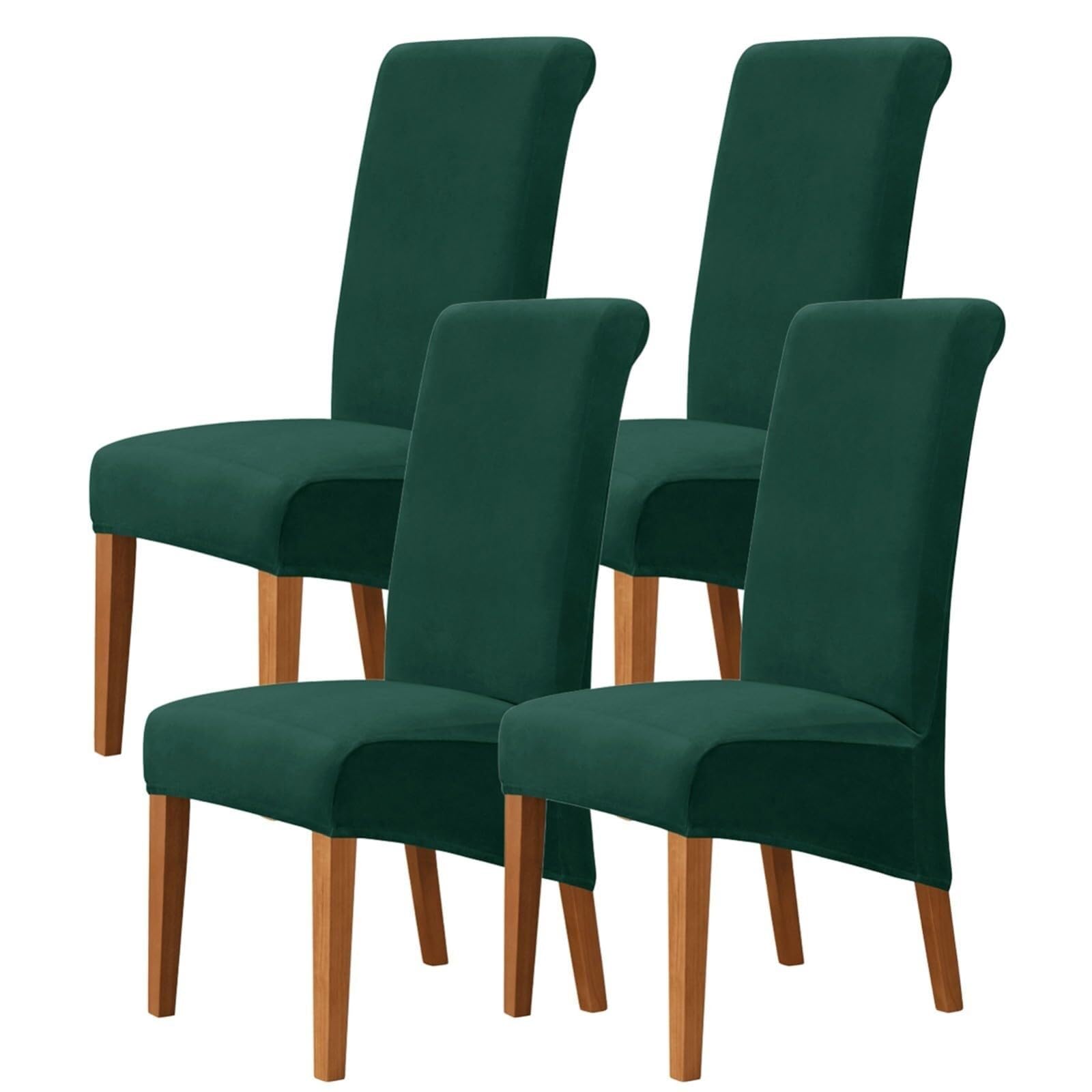 NMVAWIPT Dining Chair Covers, Stretch High-Back Room, For Home Restaurant Living Banquet Four Season, Easy Installation(9#,4Pcs)