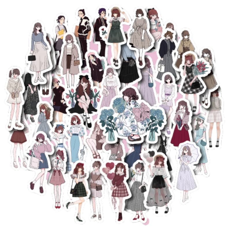 コNo.170＃MIKO コラージュステッカーシール女の子