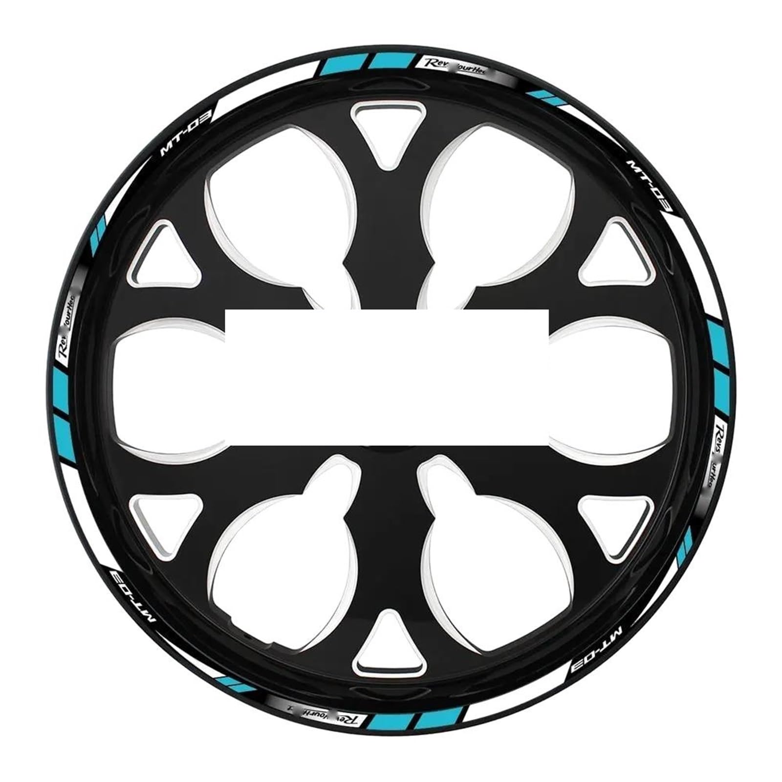 Applique for for MT03 MT-03 Mt03 Motorcycle Reflective Sticker Inside of Hub Decals Rim Stripe Tape Waterproof(3)