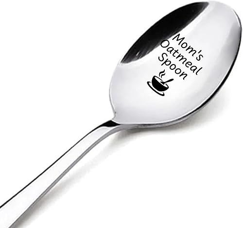ZBBFSCSB Cuchara de avena para mamá divertida cuchara grabada con caja de regalo divertido regalo de cuchara para mamá abuela regalos de amantes de disponible en Yaxa Colombia
